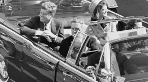 JFK in motorcade